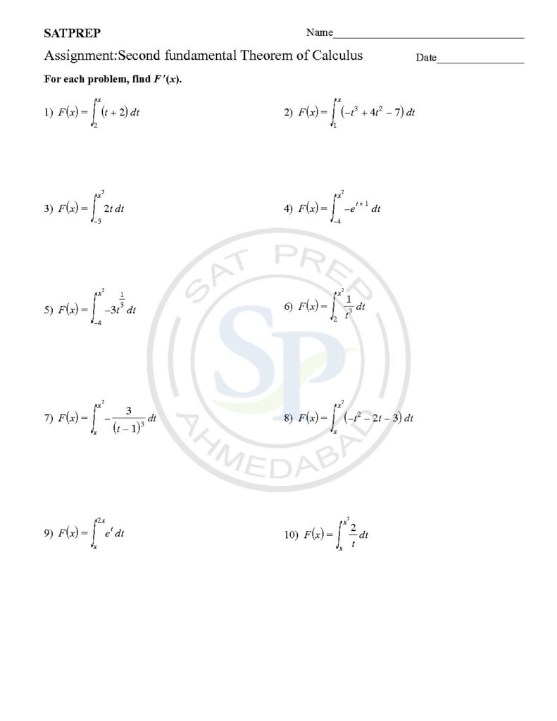 fundamental theorem of calculus part 2 fundamental theorem of calculus part 2