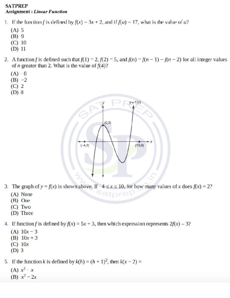 Two Variable Linear Function Are Those Whose Graph Is A Straight Line