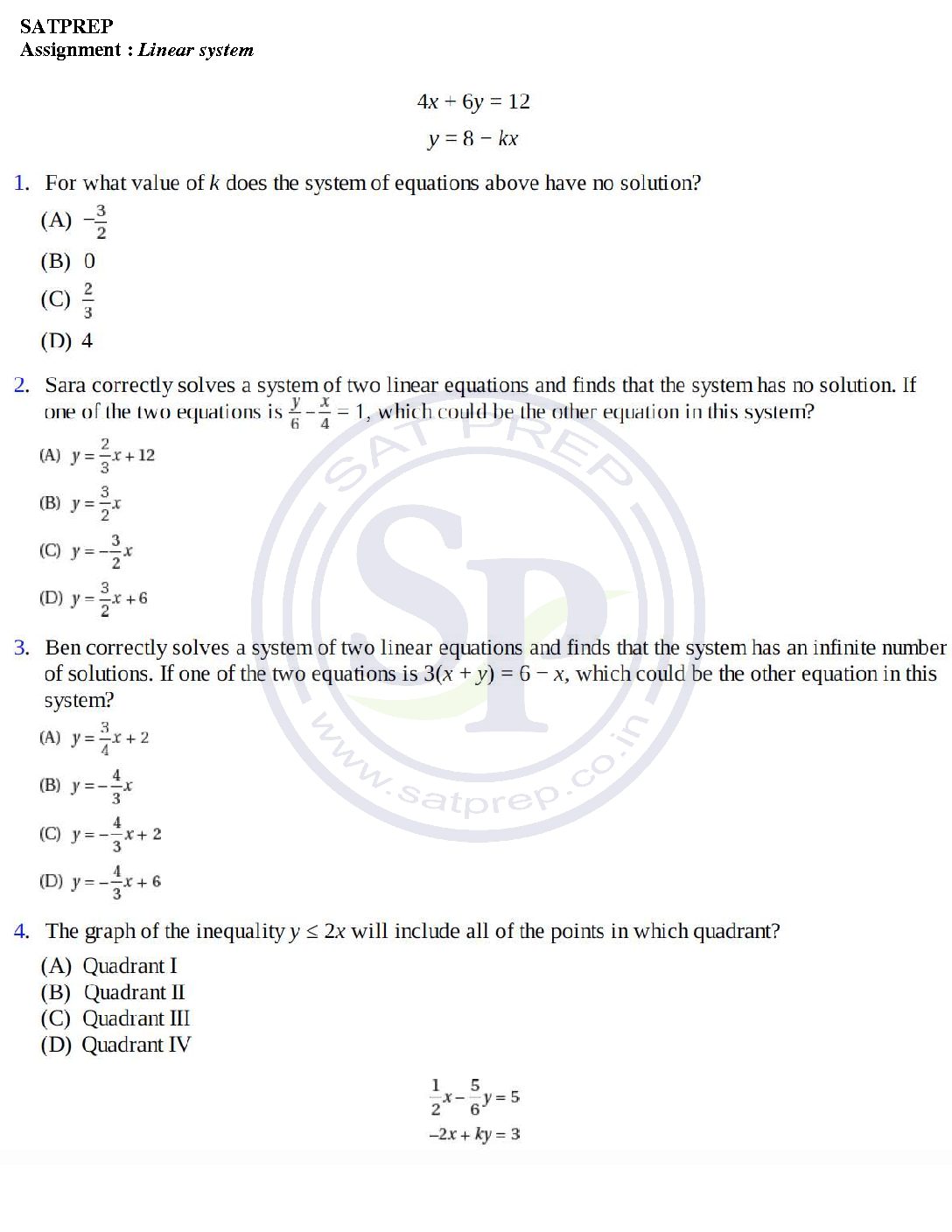 Linear System Can Be Solve By Graphing It Intersect At X Axis Once