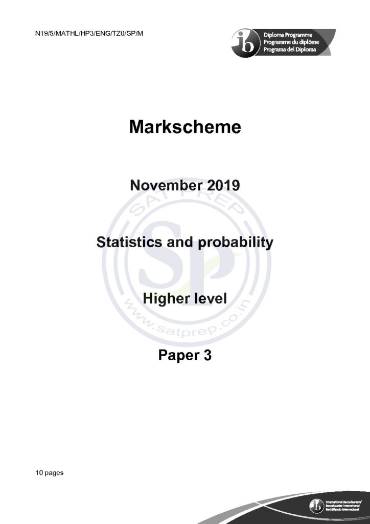 Ib Math Sl Probability Worksheet